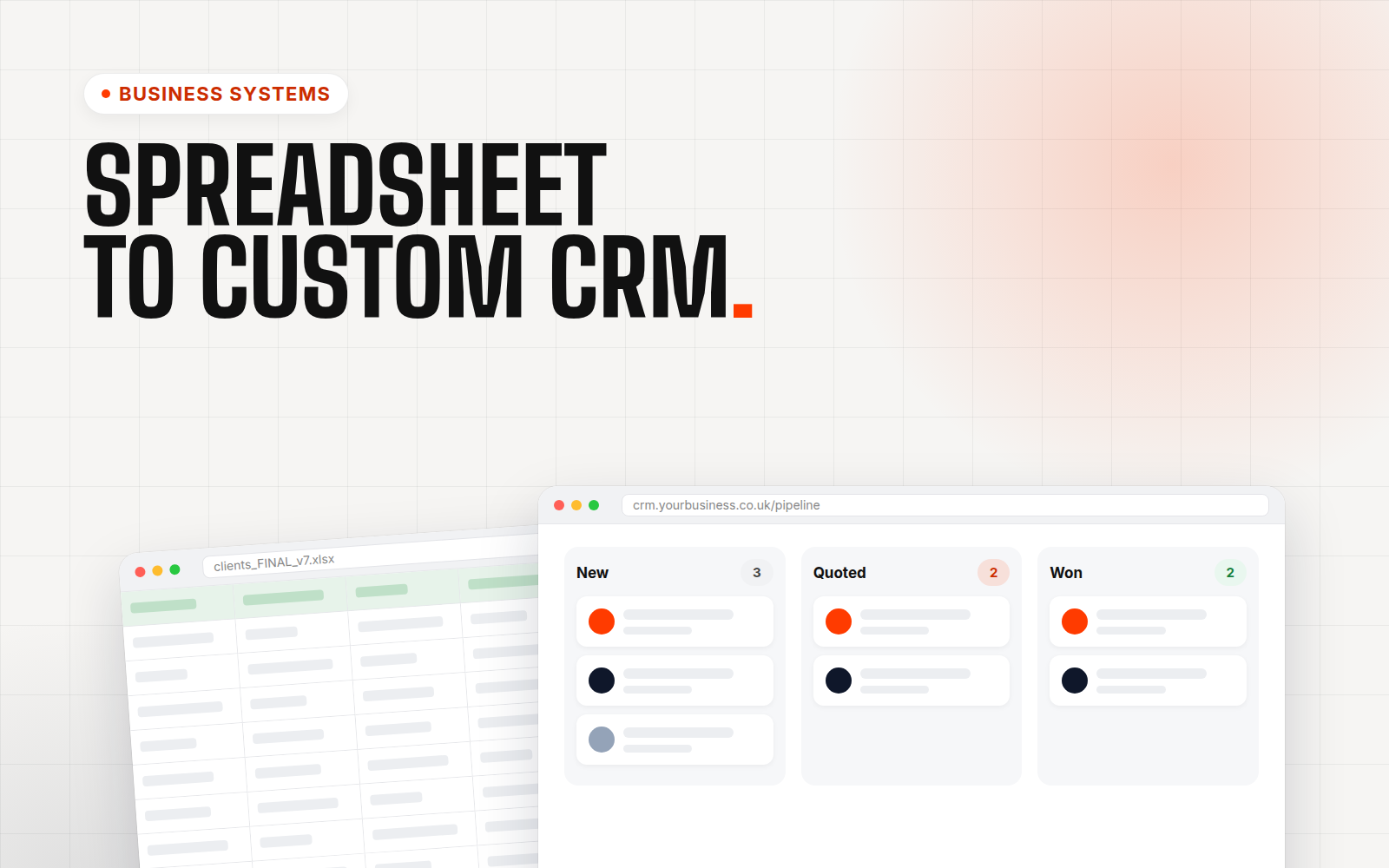 When to Replace Spreadsheets With a Custom CRM (and When Not To)