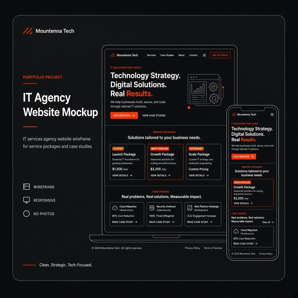 Mountenna Tech — IT Services & Digital Agency Platform